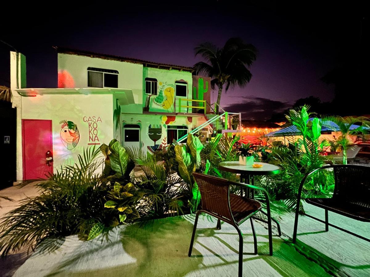 ホテル Casa Kokona プエルト・エスコンディード エクステリア 写真